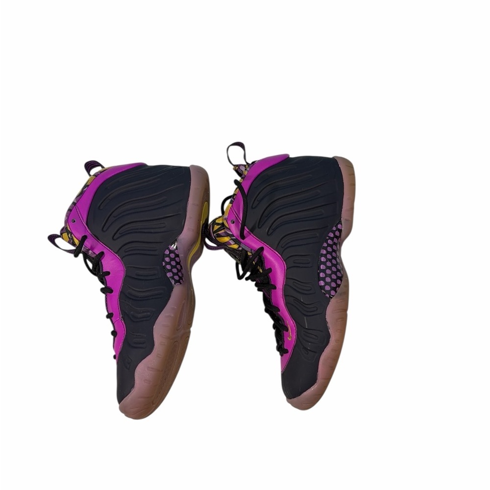 Nike Foamposite 'Little Posite One' Purple Shoes Kids Size 5Y US (DQ6210-500) - Picture 2 of 8